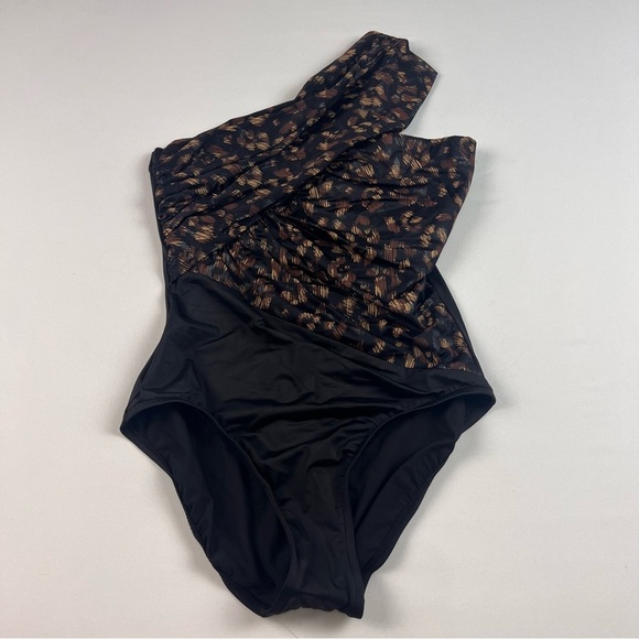 NWOT Magicsuit by Miraclesuit Women's Moto Chic Lita One Piece Swimsuit - Picture 2 of 8